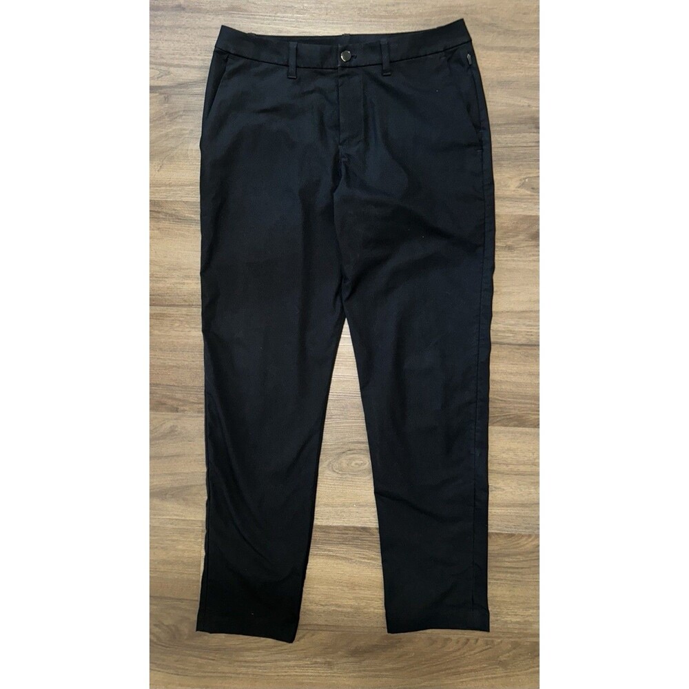 Lululemon ABC Trouser Pant Mens Black Classic Fit Smooth Twill Sz 31